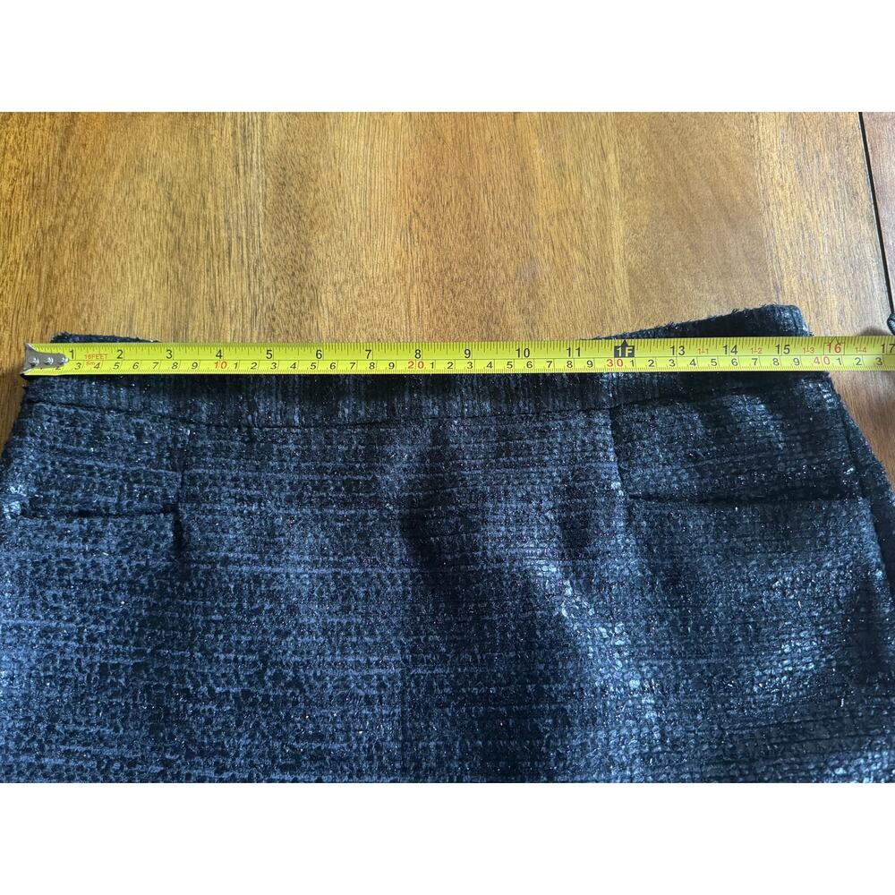 NWT The Limited Black Tweed Mini Skirt Womens Size 6 Lined - Picture 7 of 10